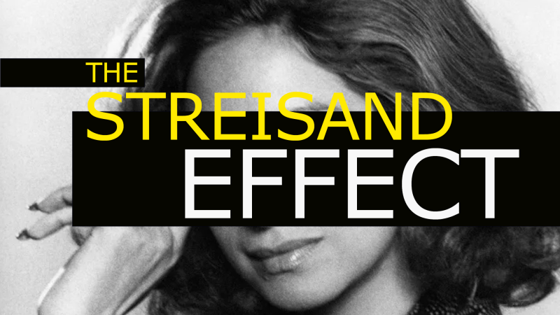 Streisand Effect of NFTs