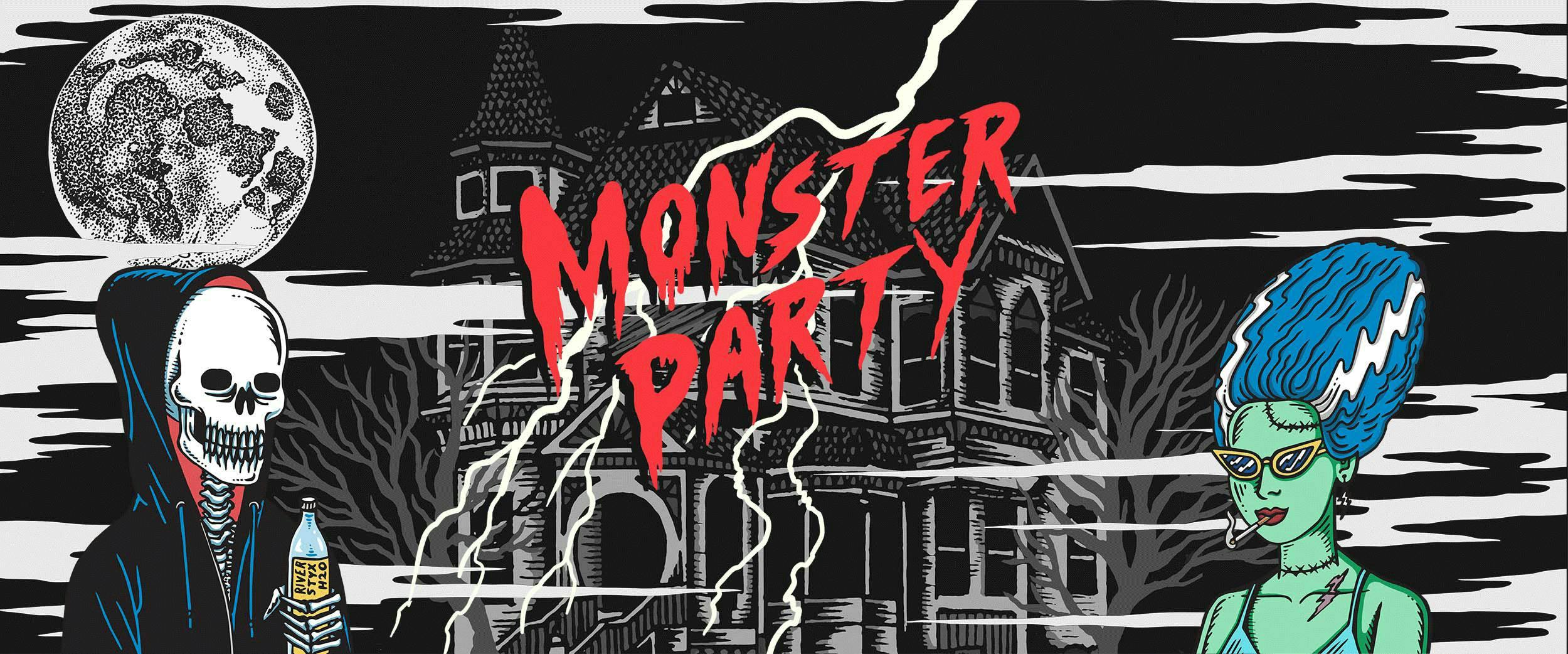 Monster Party: A Halloween Odyssey by Dave Van Patten