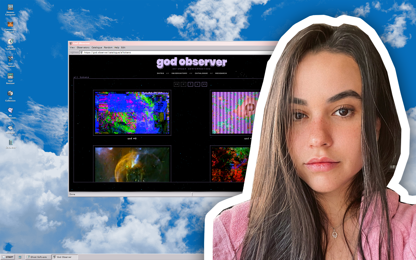 Meet Godmin: Artist, Scientist and Creator of the (Glitchy) Universe