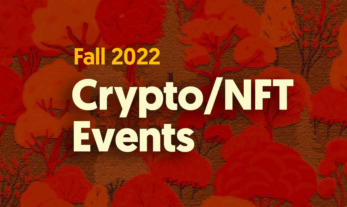 Top Crypto and NFT Events You Should Attend this Fall